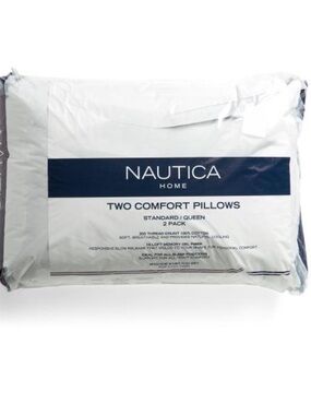 NAUTICA 2pk cotton comfort pillows